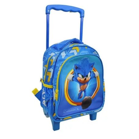 Sonic Speed gurulós ovis hátizsák 30 cm