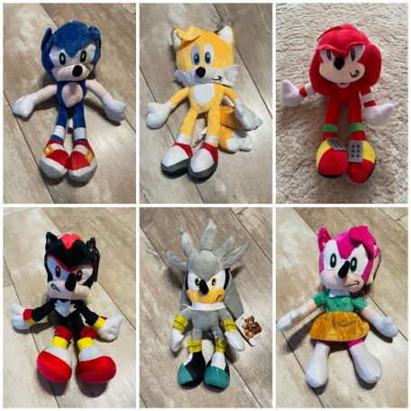 Sonic és társai plüss figurák kb.28 cm