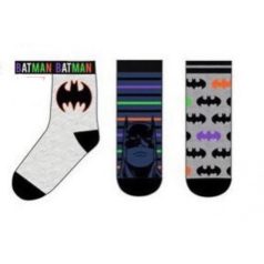 Batman 3 db-os zokni-új